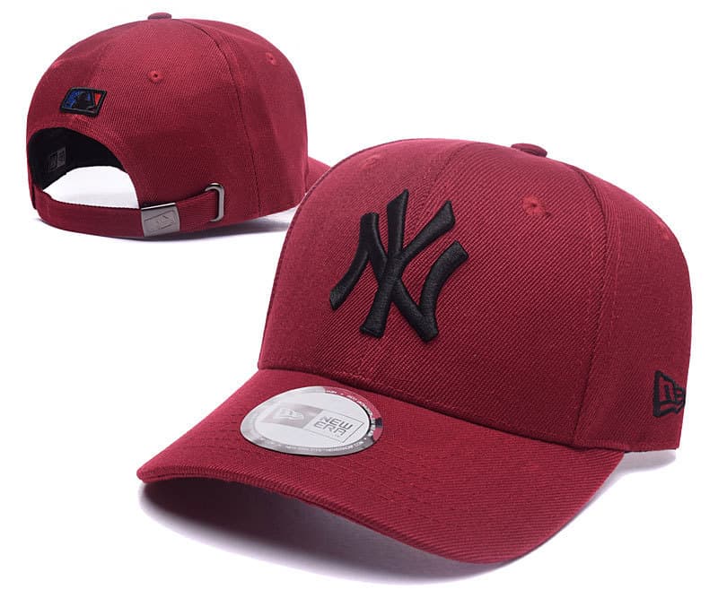 Casquette unisexe transfrontalière, grand logo, visière rigide, broderie, style sport décontracté NY, commerce extérieur
