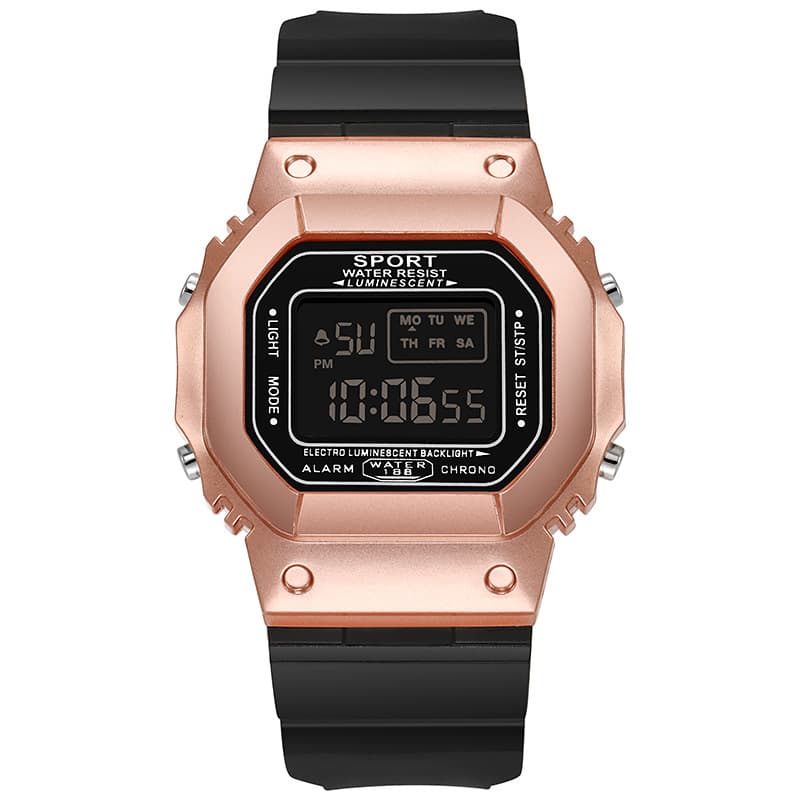 Unisex Unicorn Couple Square Electronic Watch Student Watch Women's Simple Luminous Waterproof Sports Men's Fashion Watch