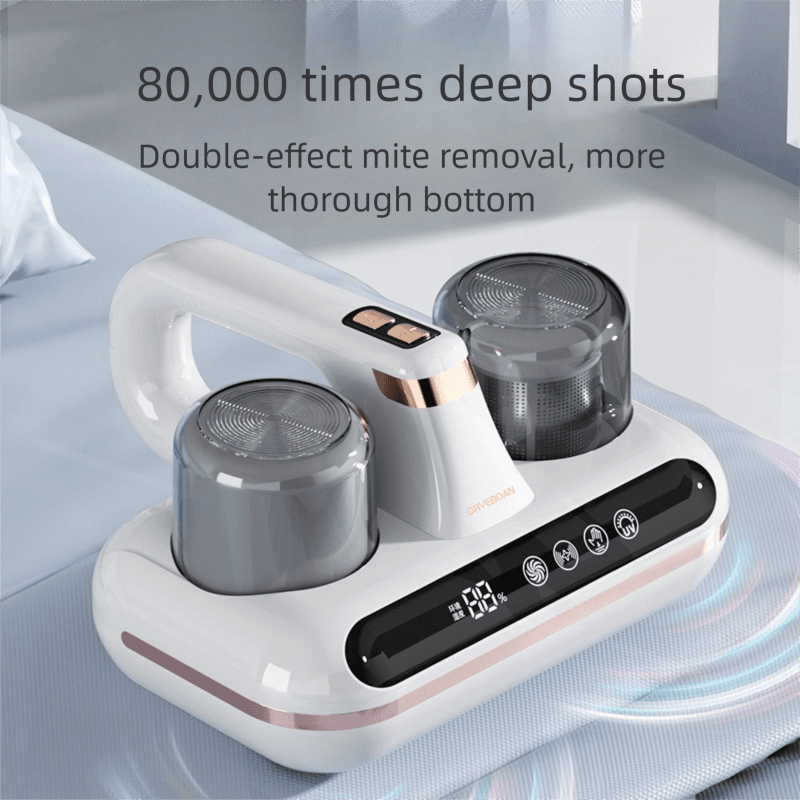 2-in-1 Cordless UV Vacuum - Strong Suction Mite Remover For Sofa Bed Sterilization