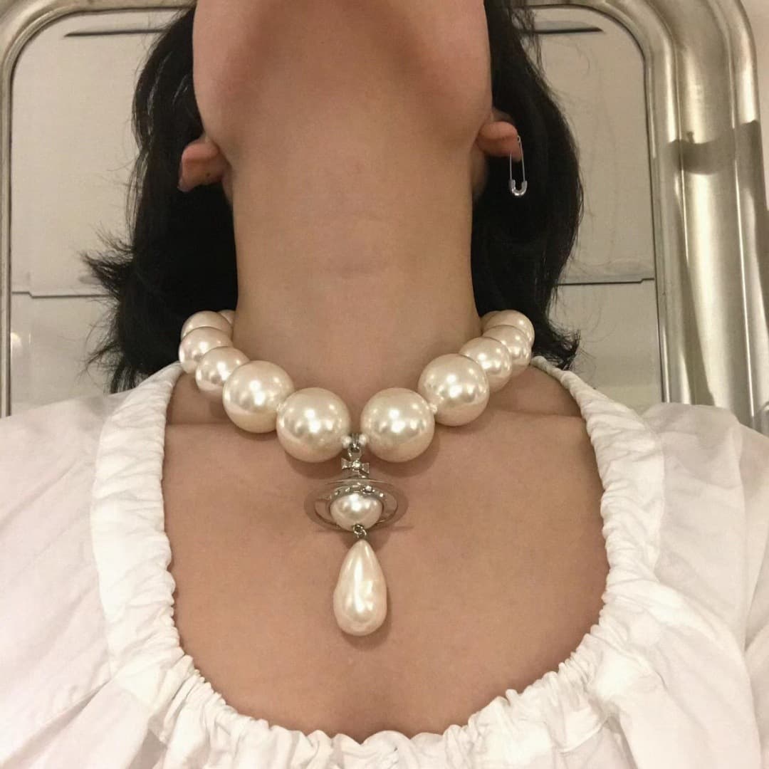 Premium Freshwater Pearl Choker, Adjustable Baroque Design, Versatile Wedding Jewelry
