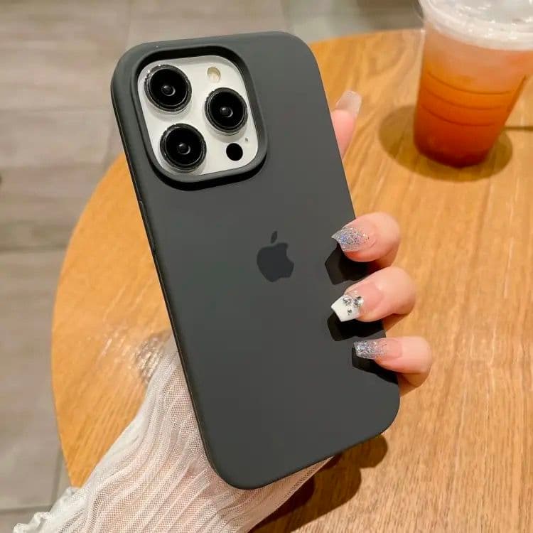 Coque de téléphone en silicone de haute qualité pour iPhone 15/14/12/11/13, coque anti-chute minimaliste tout compris