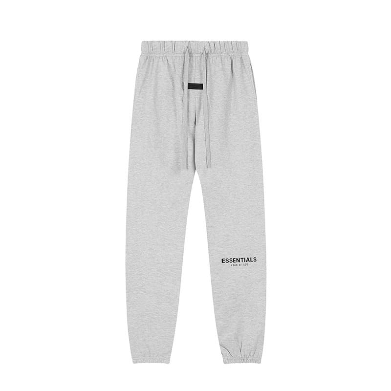 Sweat à capuche en silicone 2025 avec lettrage noir floqué FOG Sub-line ESSENTIALS, marque tendance transfrontalière