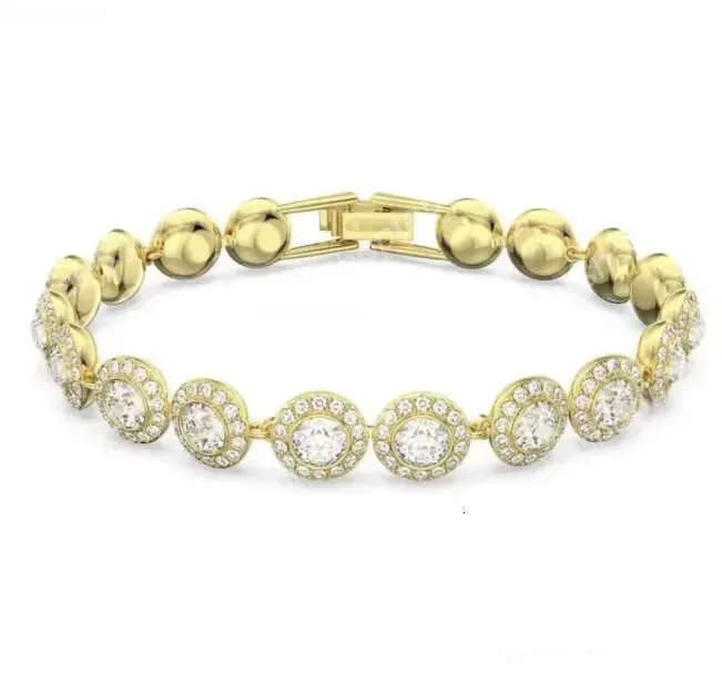 Designer Swarovskilys Set Gift Packing Rhinestone Woman Necklace Bracelet Earrings Sets Christmas Valentine's Day Gifts