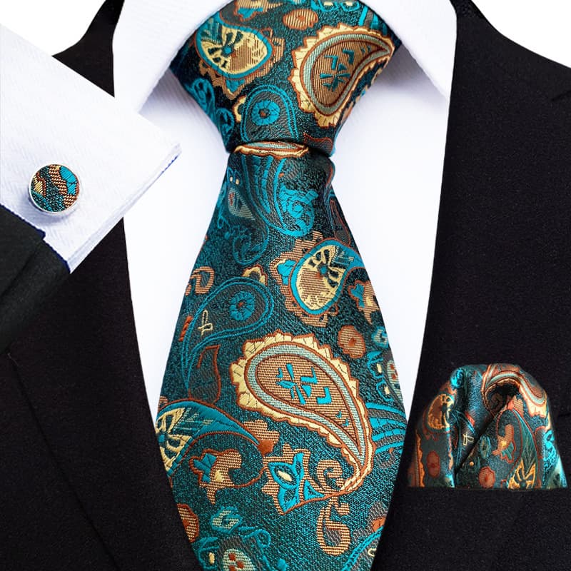 Men's Accessories Men's Tie Pocket Square Cuff Three Piece Suit
