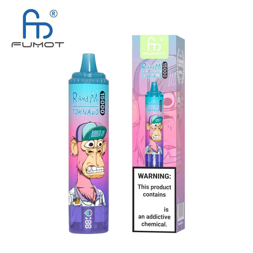 Cigarette électronique jetable 15 000 bouffées avec e-liquide 20 ml, RandM Tornado 15 000 bouffées, cigarette électronique rechargeable pour u