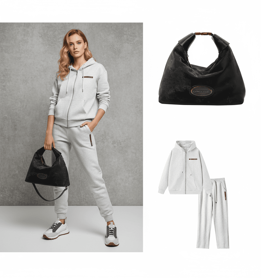 Women's Clothing Casual Sweater Suit Pants Autumn And Winter Women 2024 New Small Fashion Sports Pants Two Piece Suit