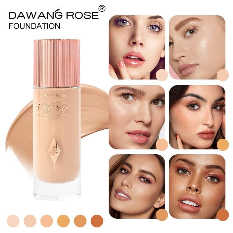 DAWANG ROSE Foundation – Skin-Adjusting & Longwear (16H Matte & Skincare Infused)​