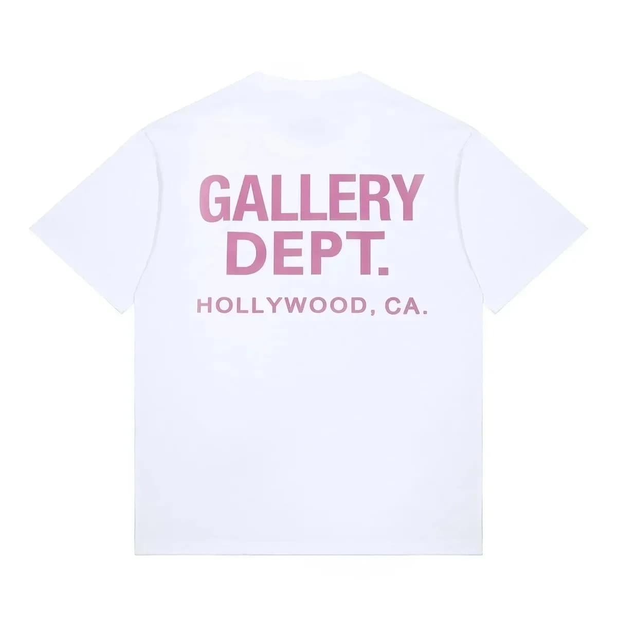 Galerie Dept imprimé hommes T-Shirts décontracté rue col rond mode t-shirt vêtements femmes t-shirt femme Y2K été marque hauts