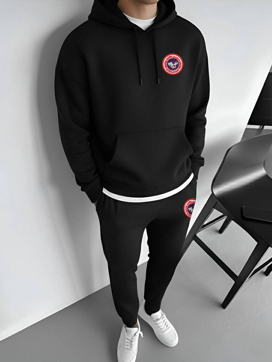 Men's Clothing Trendy Brand Casual Sports Men's Clothing Can Be Customized With Logo Spring And Autumn Hooded Cardigan Jacket Jacket Pants Suit