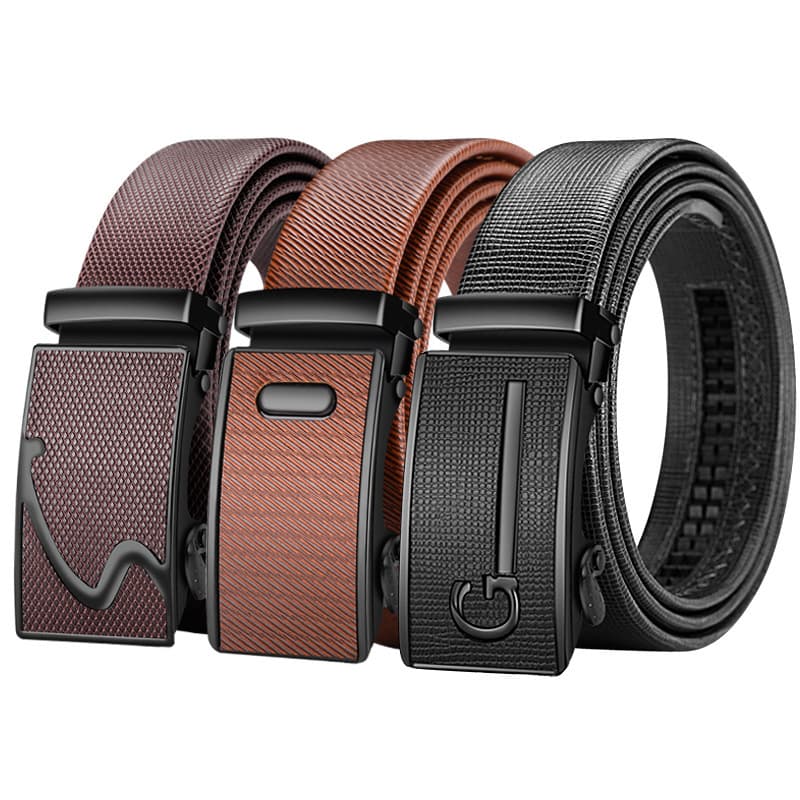 belt men's high end automatic buckle versatile simple belt