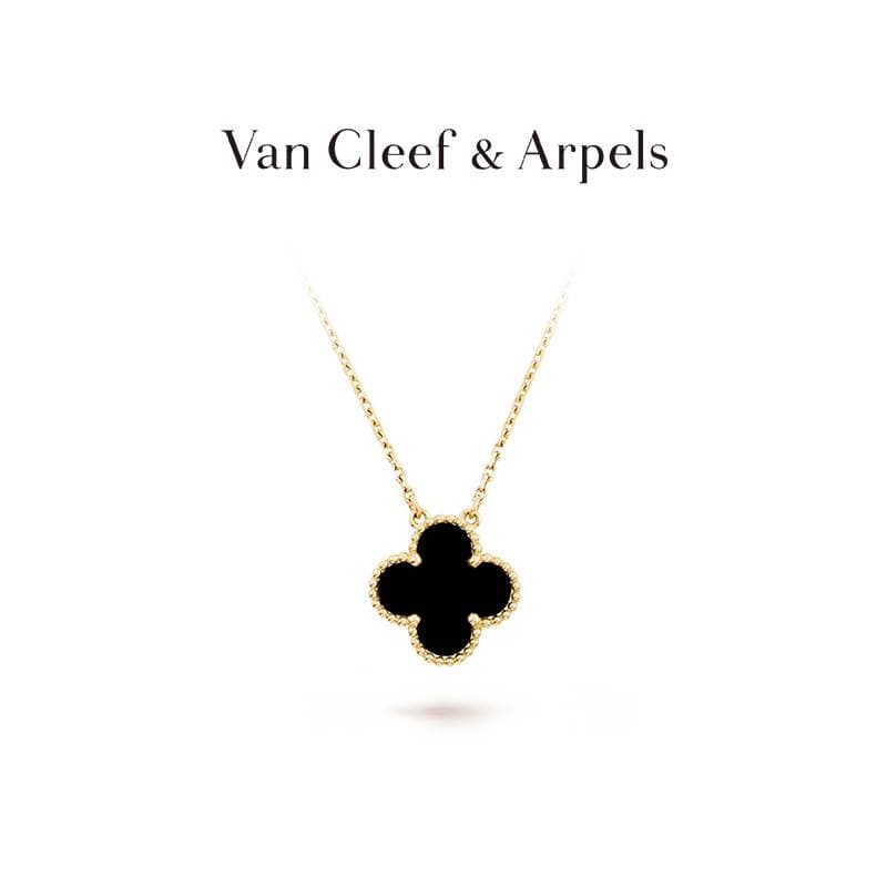 Collier cornaline Alhambra, pendentif de luxe, haut de gamme, chaîne à os, cadeau d'anniversaire de vacances, nouvelle collection