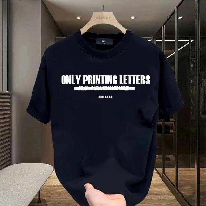 2025 summer loose men and women pullover 100% cotton short sleeve T-shirt