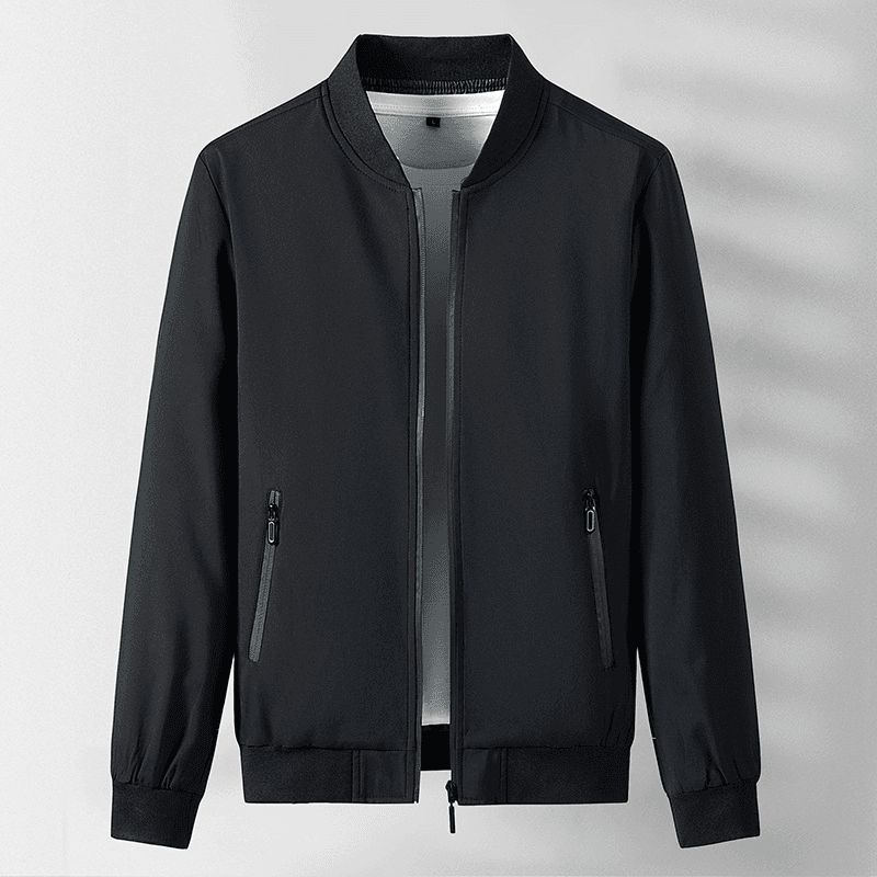 Men's spring and fall fashion casual baseball collar top jacket