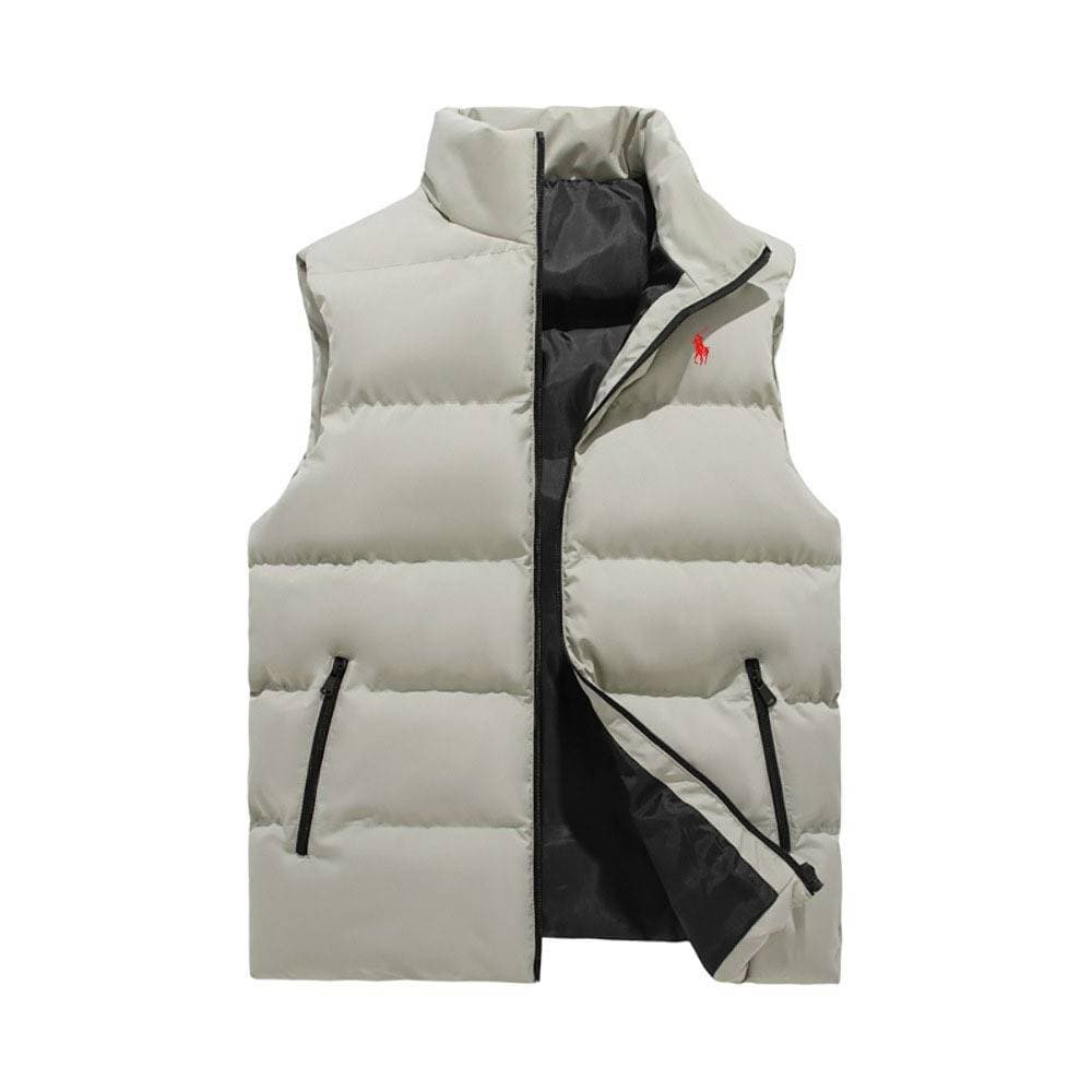 Gilet tendance pour homme, nouveau style automne/hiver, épais, chaud et coupe-vent