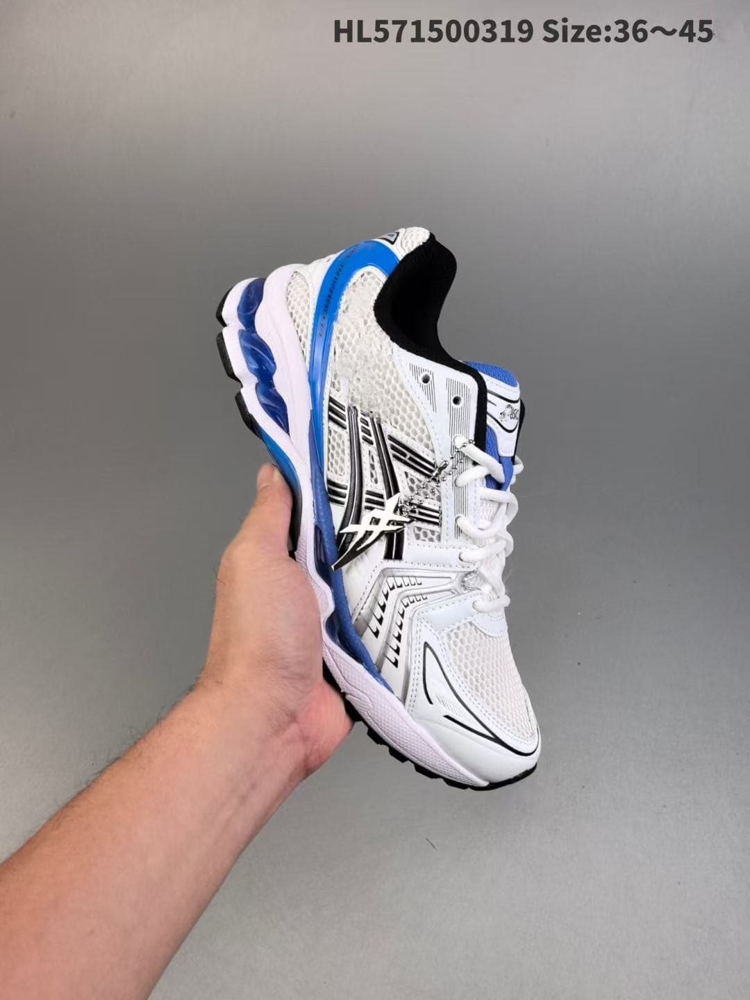 Asics Gel Kayano 14 : chaussures de course basses tendance et polyvalentes en tissu pour hommes et femmes