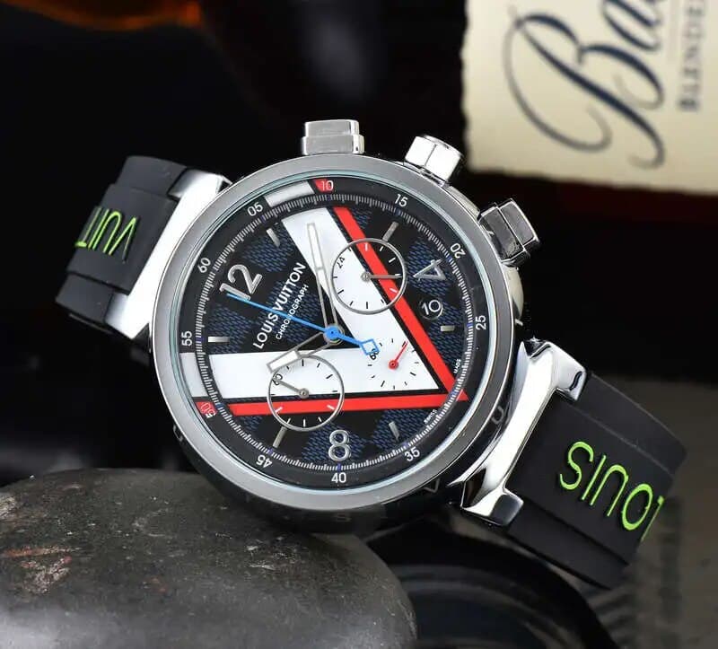 Montre à quartz multifonctionnelle à 5 broches pour homme, marque de luxe haut de gamme, la plus vendue en 2023