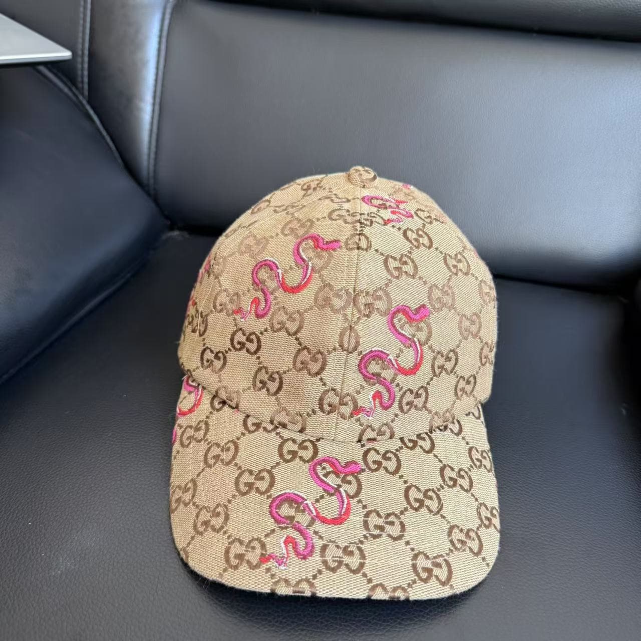Casquette de baseball classique et éternelle ajustable en jacquard avec motif bec de canard et carreaux
