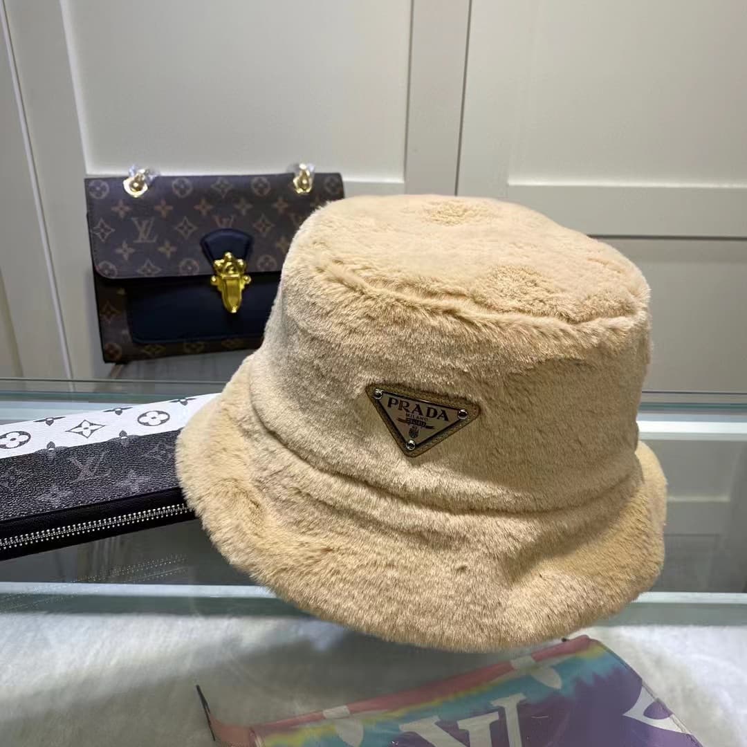Chapeau de pêcheur automne et hiver, marque de mode, petit chapeau chaud en peluche