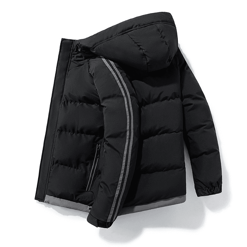 Men's padded winter jacket two poles padded jacket men's coat padded jacket