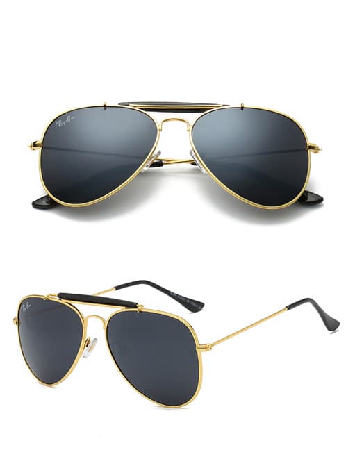 Advanced adult metal pilot sunglasses for men and women, colorful trend 3025 toad sunglasses sand stall