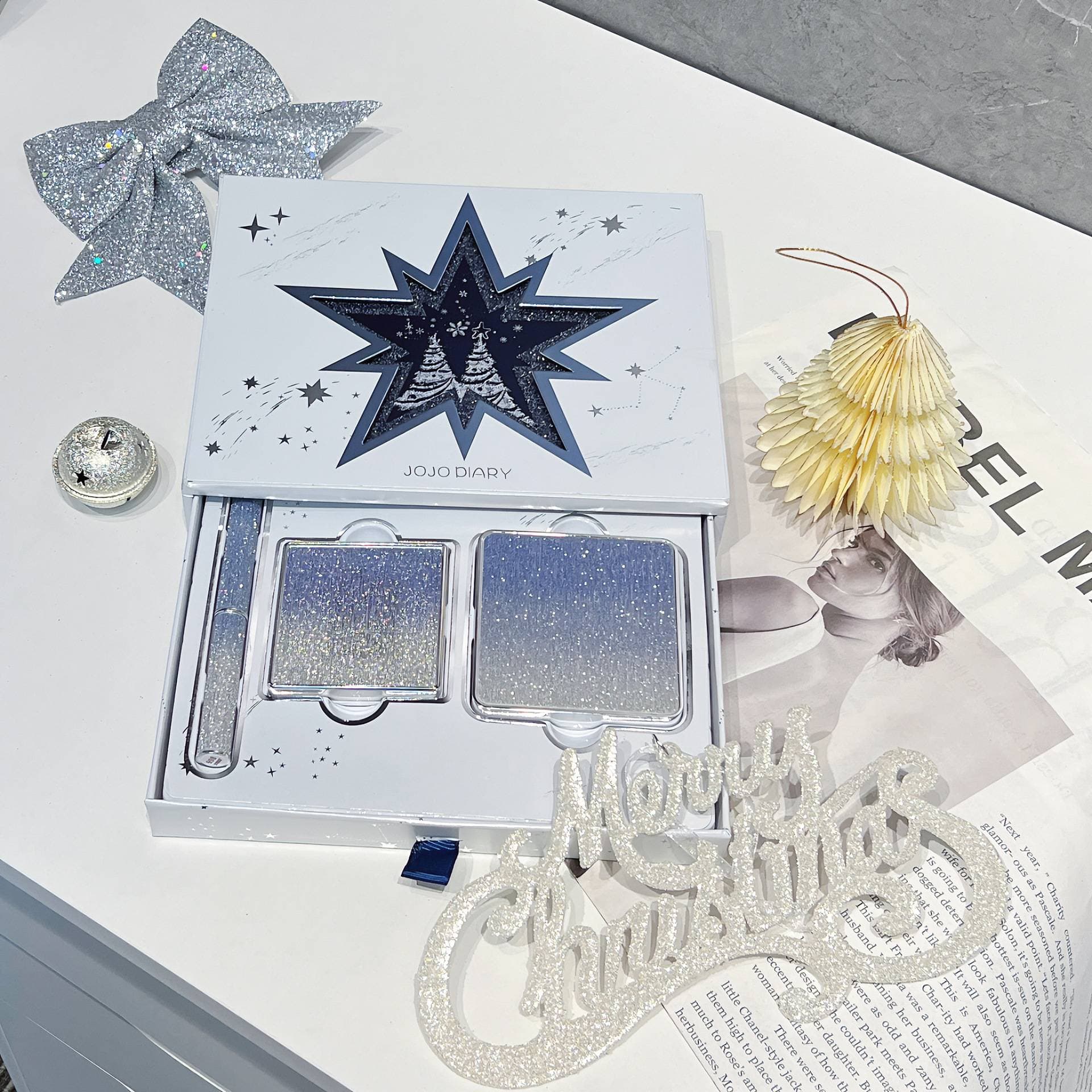 Wishing Star Gift Box Lipstick eyeshadow cushion for girlfriend makeup set birthday gift