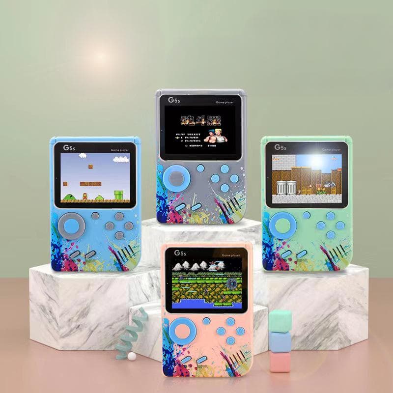 Portable Handheld Game Console With 500 Classic Retro Games, TV Connection & Dual Player Mode For Nostalgic Gaming Experience​