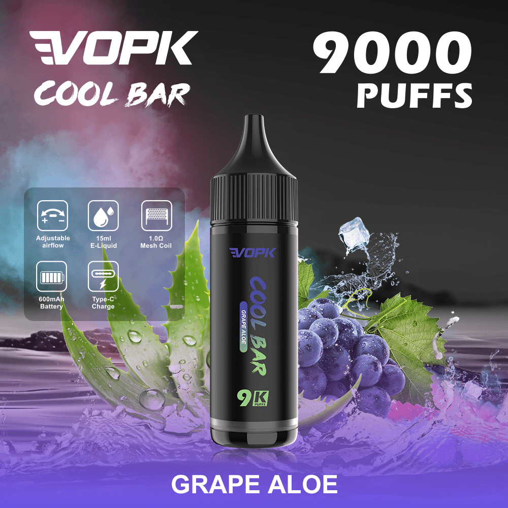 1 à 2 cigarettes électroniques jetables 60000 60K 2 en 1 Twins à double saveur avec écran, flacon d'e-liquide Cool Bar 9000 9K, 2 % ou 3 % de sel