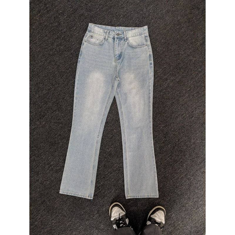 Men's Clothing Black Jeans Men New Elastic Hole Men's Denim Foreign Trade Men's Jeans Trousers