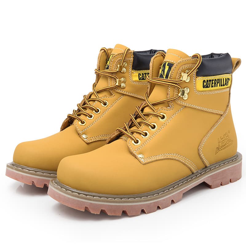 Large Size Couple Leather Outdoor Casual Thick-soled Tooling Martin Boots Are Hot-selling.