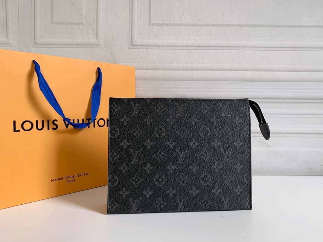Nouvelle pochette décontractée pour hommes à carreaux bracelet fichier sac Simple mode atmosphère pochette