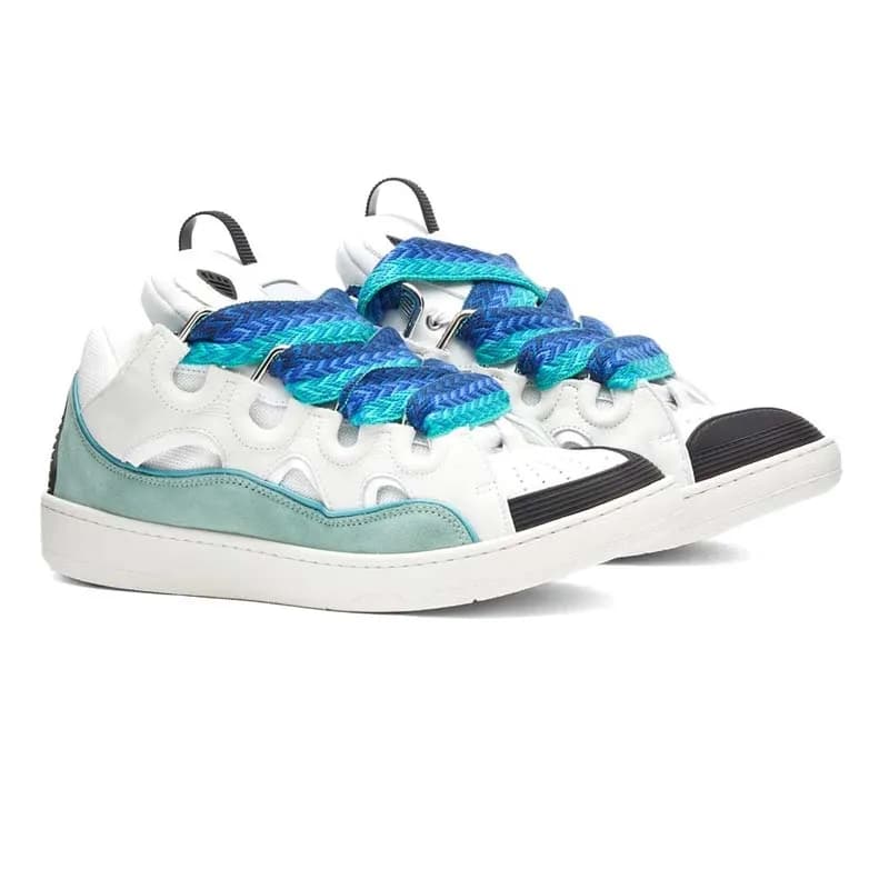 Baskets à plateforme pour homme et femme, chaussures de sport décontractées, noires, avec boîte