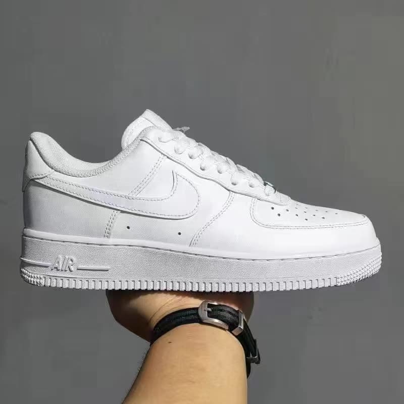 Chaussures de sport basses triples baskets décontractées en cuir