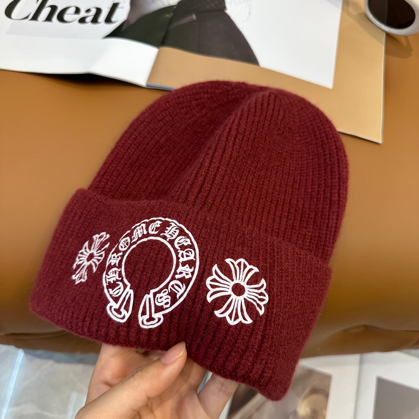 Bonnet de luxe tendance pour hommes et femmes, design classique, nouveau bonnet tricoté automne/hiver, chaud et confortable