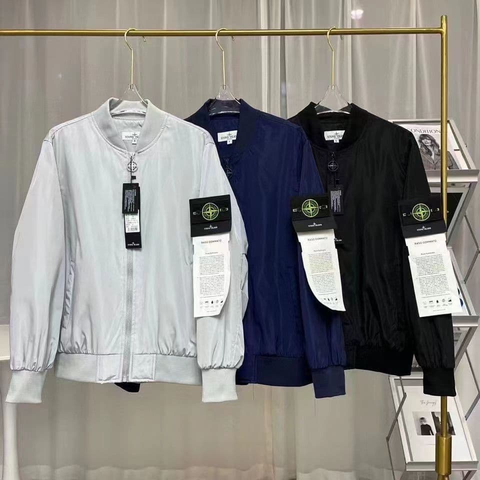 Stone Spring And Autumn Workwear Baseball Suit Pilot Standing Collar Island Casual Jacket Men's And Women's Jacket