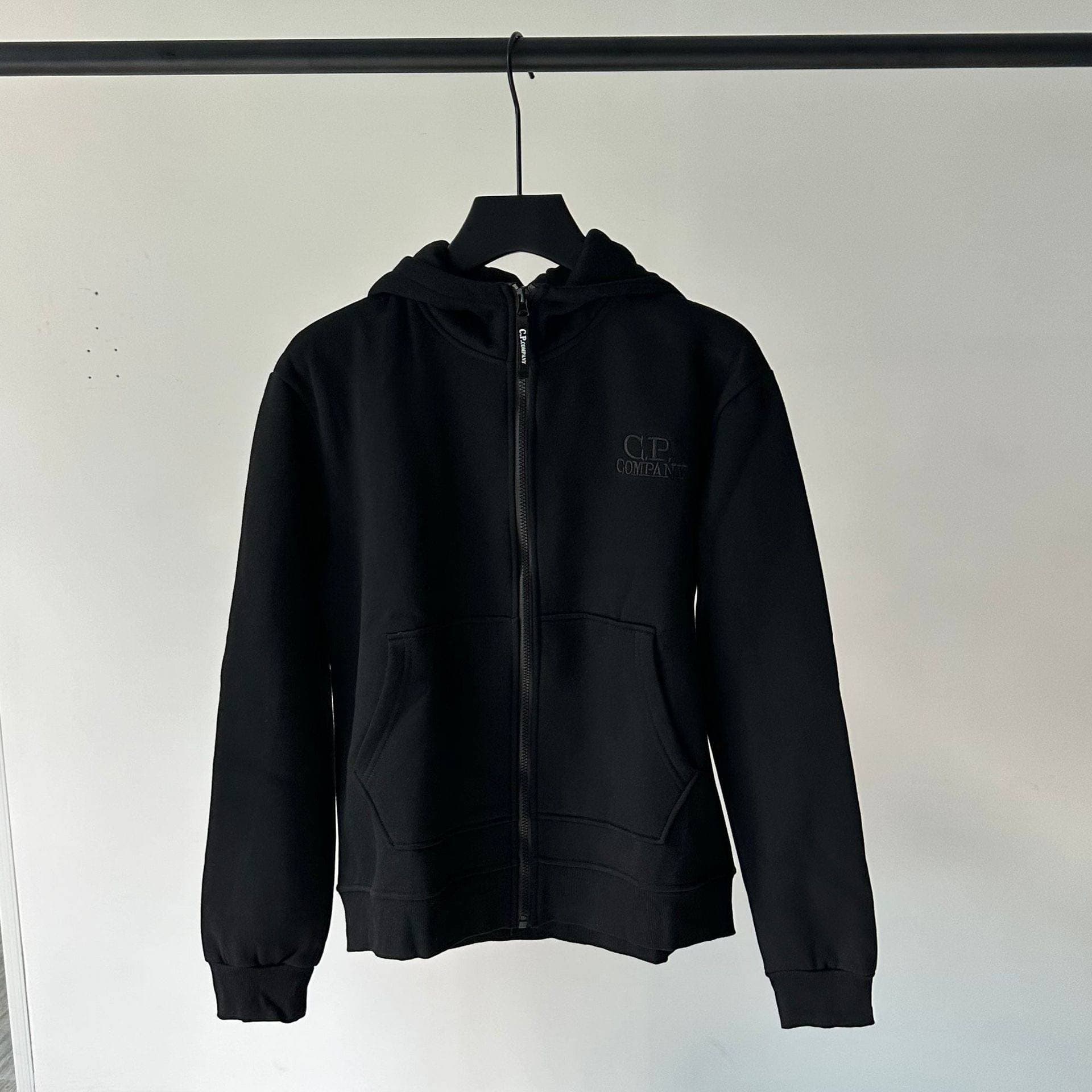 Homme Fermeture Éclair Sweat à capuche Manches Longues cp company Pull Toutes Saisons Polyester Uni