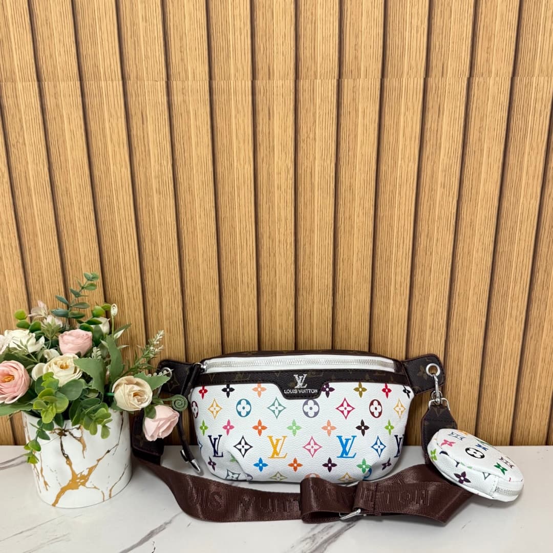 Nouveauté 2026 : Sac banane classique monogrammé pour femme - Sac banane tendance et décontracté, idéal pour les trajets quotidiens et le quotid