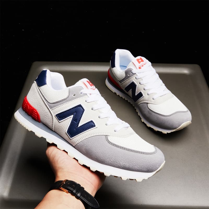 Printemps et automne mesh chaussures de course rétro explosives respirantes chaussures de sport 574 chaussures plates en forme de n chaussures de sp