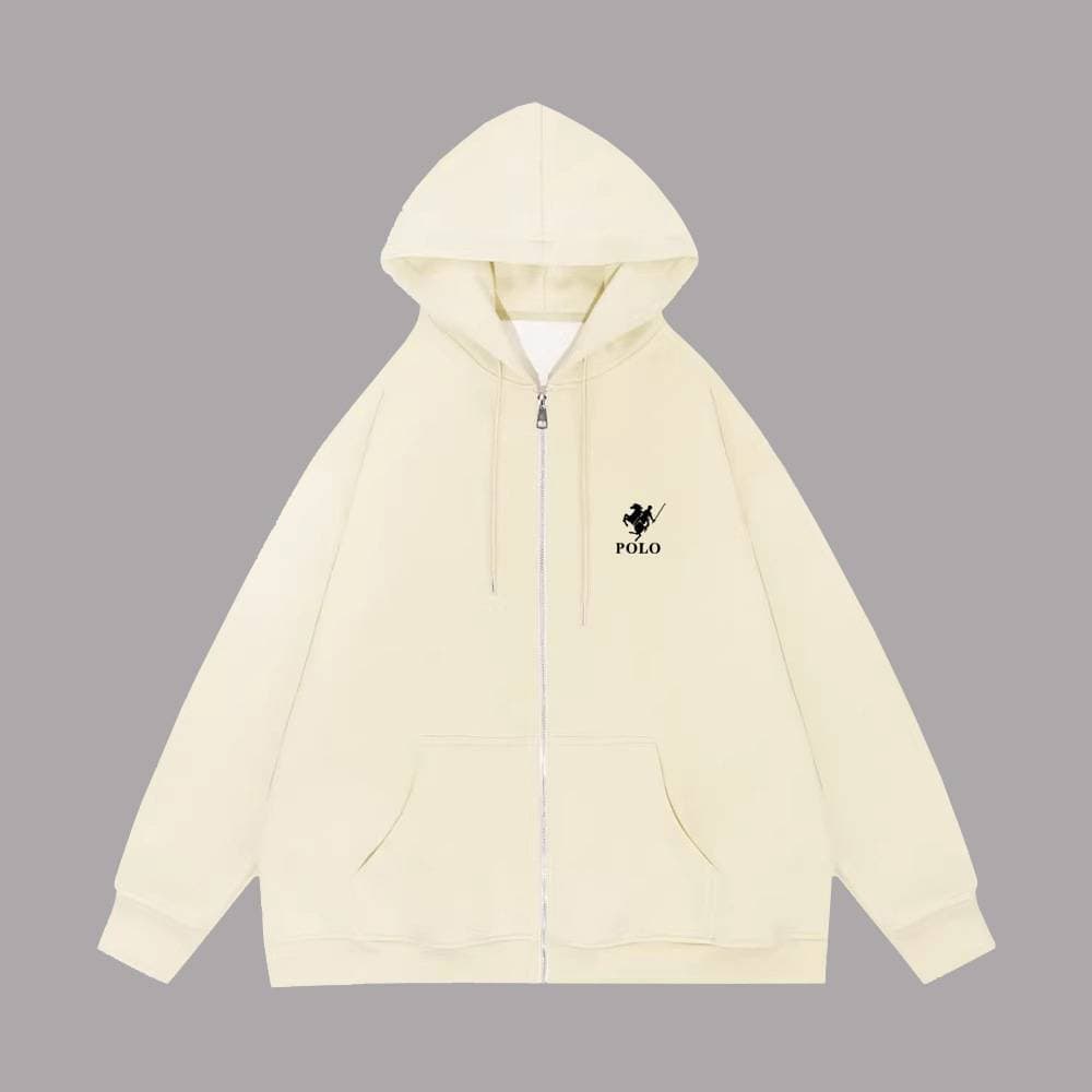 Veste à capuche imprimée, style identique pour hommes et femmes, haut ample à fermeture éclair, grande taille
