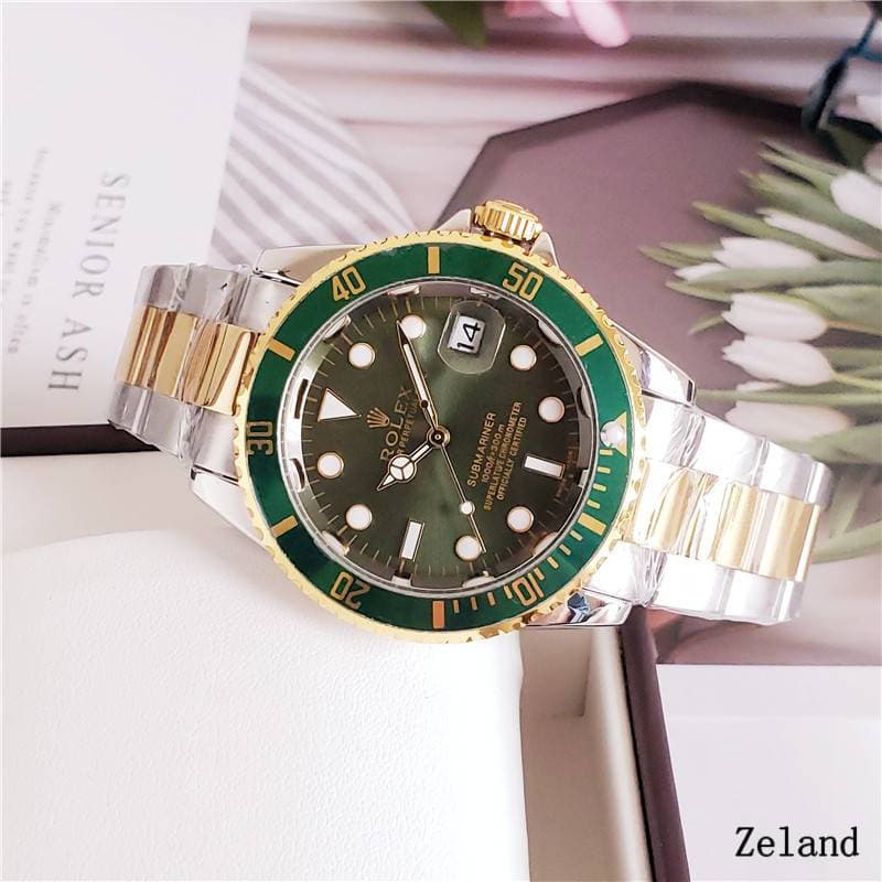 Yacht-Master Montre pour Homme Goût Premium Bracelet en métal Style Classique Travailleur d'affaires Mouvement à Quartz Socialisateur Diamètre 40