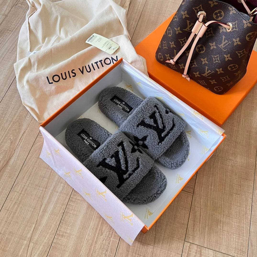 Louis,Vuitton,lv,créateur de mode tendance bas unisexe pantoufles d'été pantoufles de gelée mexy