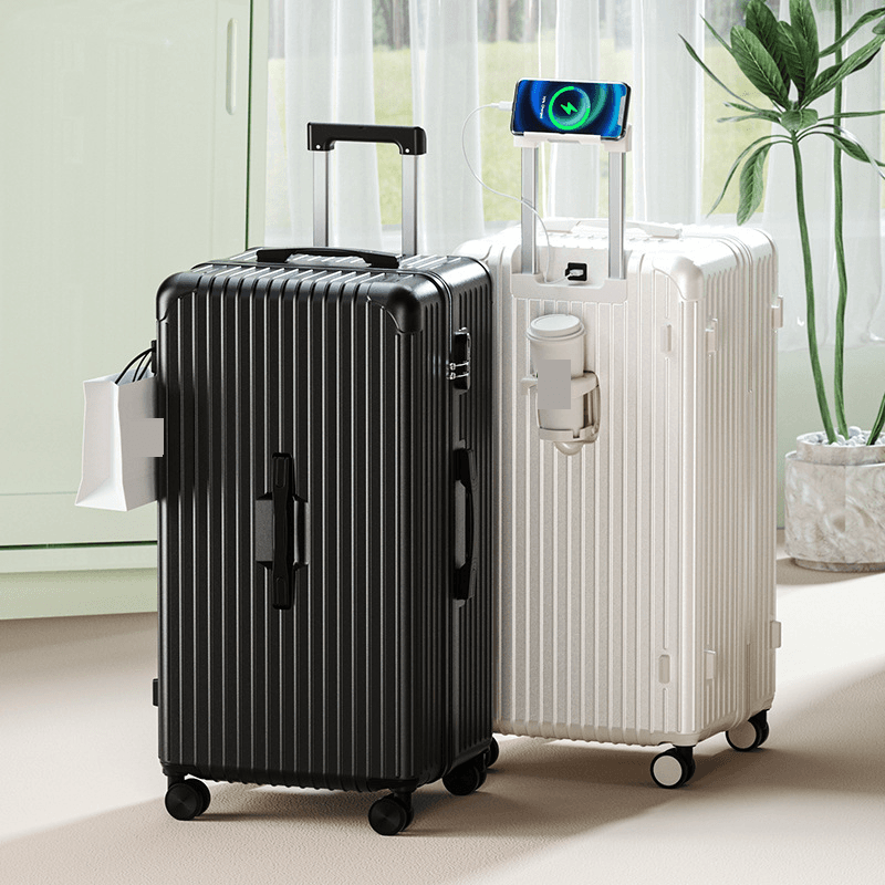 Luggage & Travel Bags 28 inch suitcase, large capacity trolley case, thickened and drop resistant, 30 inch silent universal wheel password box for