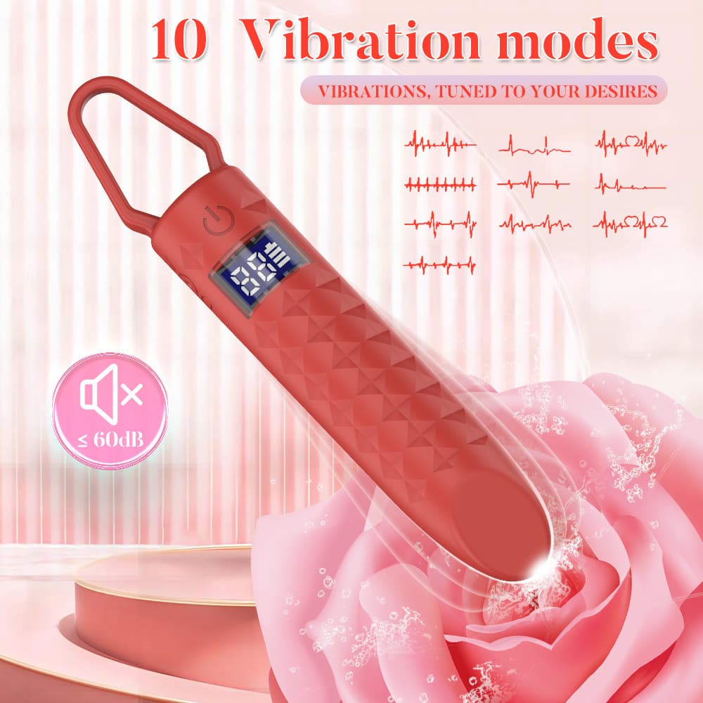 Strong Earthquake Outside High Second Tide Liquid Crystal Bullet Women's Silent Jump Egg Mini Go Out Adult Sex Adult Products