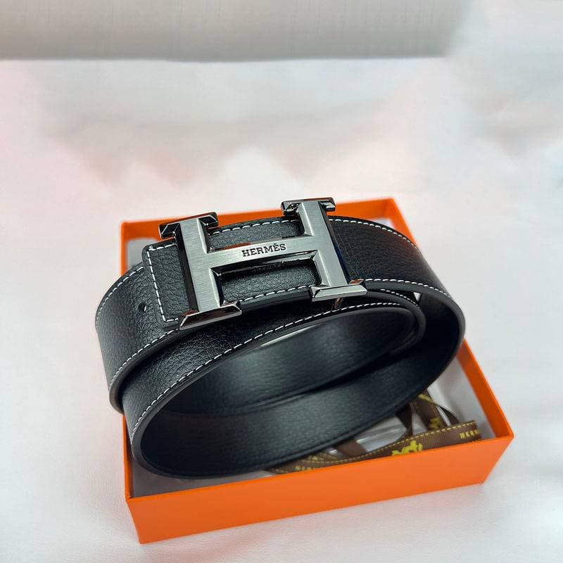 Sans boîte Une ceinture en cuir de vachette entière coupée en cuir de vachette joint Ceinture en cuir de vachette Ceinture en cuir de vachette mon