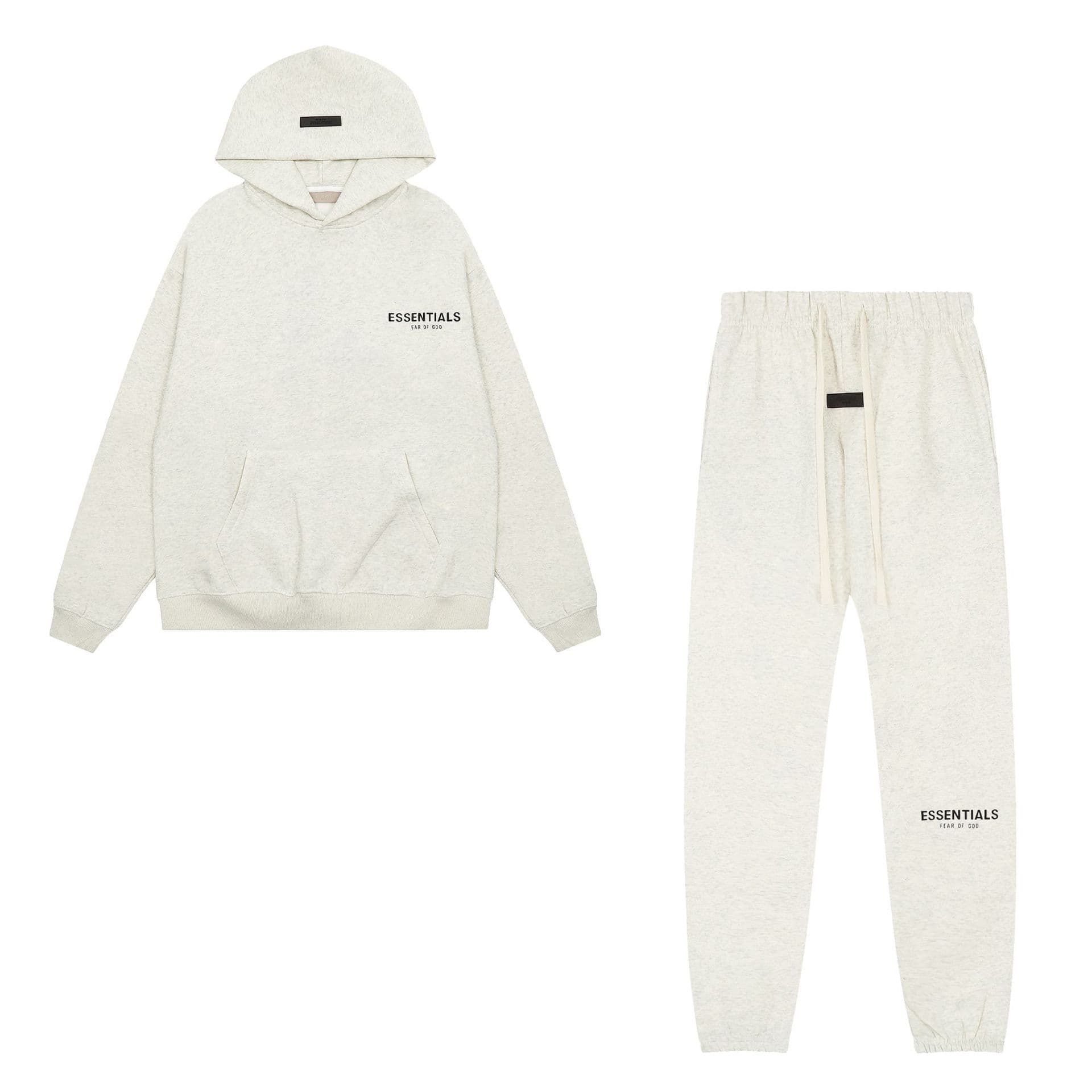 Ensemble de survêtement 2 pièces pour homme Essentials, sweat à capuche et pantalon de jogging, polaire douce, à capuche et cordon de serrage, st