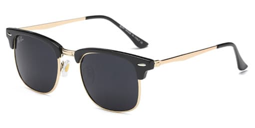 European and American trendy men's and women's 3016 sunglasses, half frame fashionable sunglasses, driving photos, glasses, party influencers