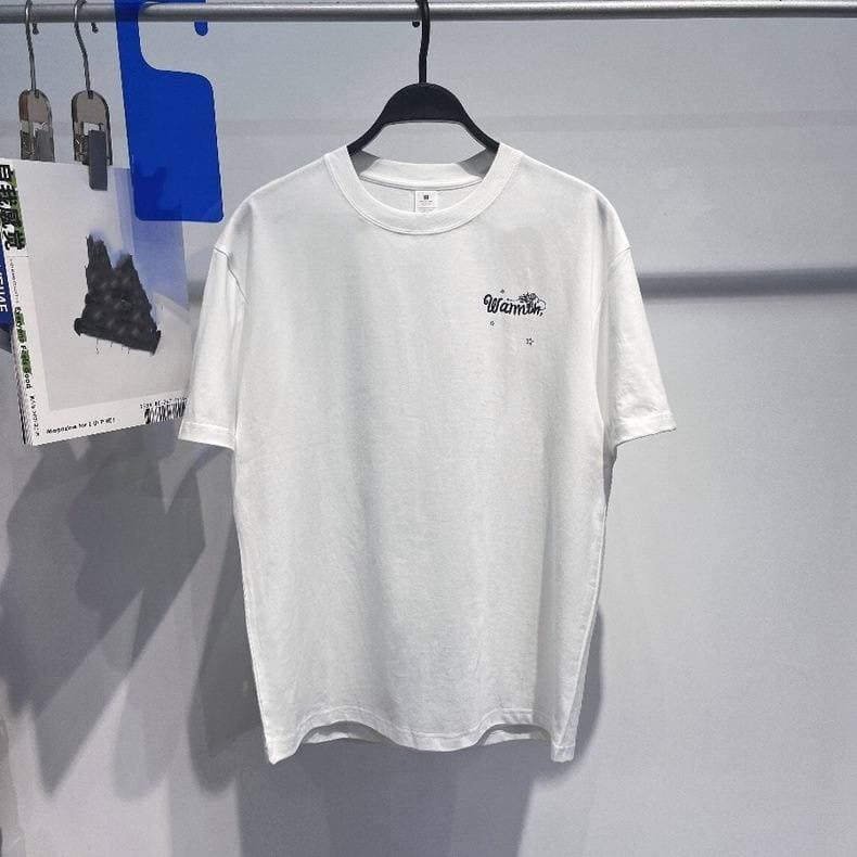 Men's Clothing Summer New Couple Short Sleeved T Shirts Fashion Cartoon Print Men's Loose T Shirts