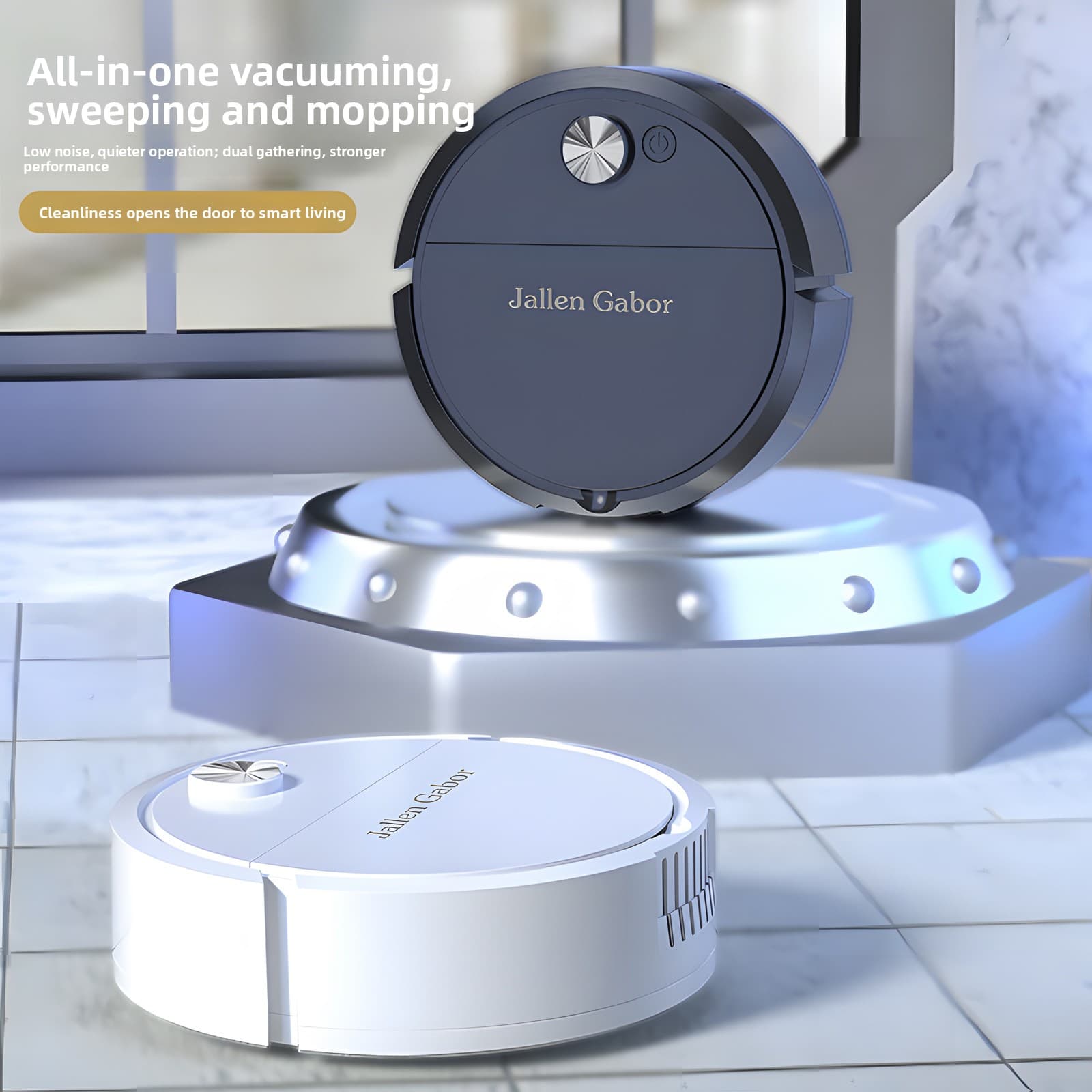 Robot Household Intelligent 3-in-1 Cleaning Machine Rechargeable Vacuum Cleaner Small Gift Home Appliance