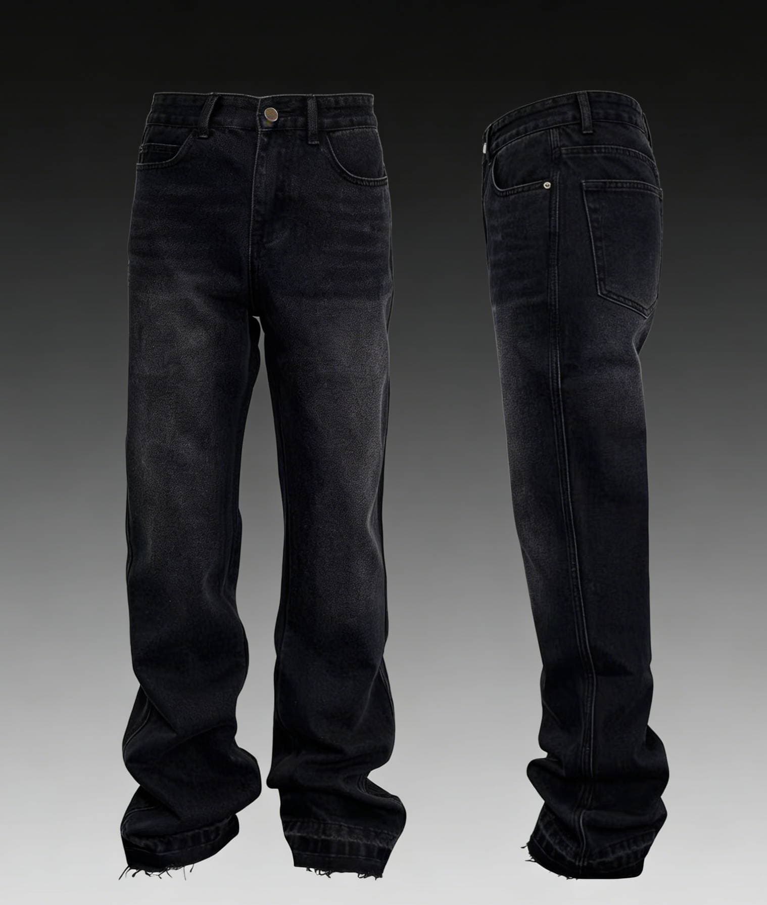 Men's Clothing 2026 Men's Gradient Straight Leg Trendy Street Jeans