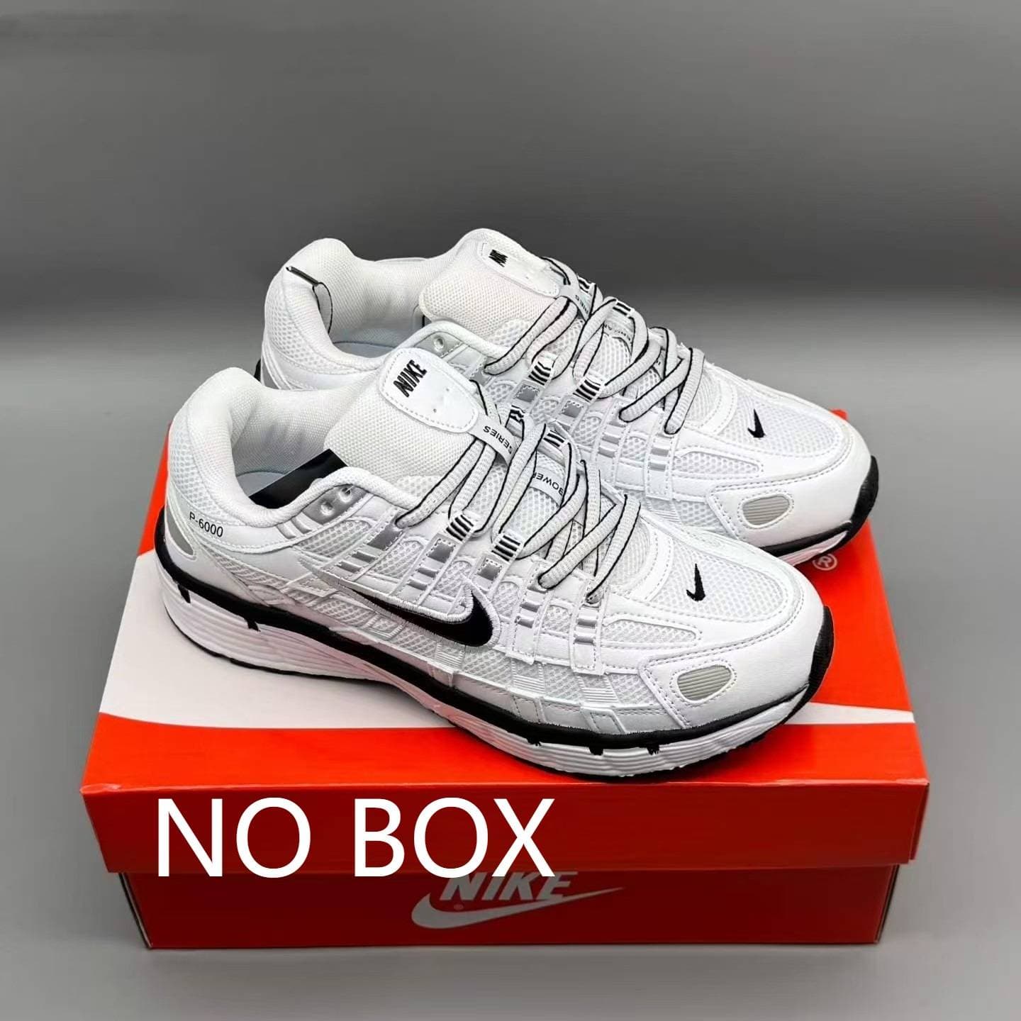 Baskets Nike P6000, tige en cuir véritable, mesh respirant et antidérapant, chaussures de running décontractées pour hommes et femmes, usage quot