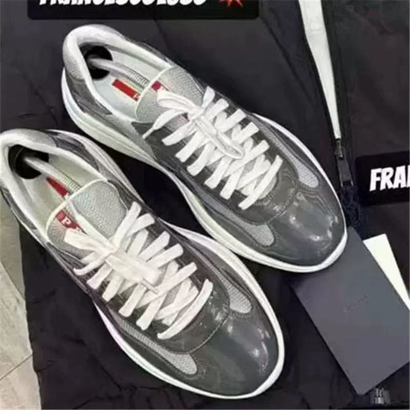 Chaussures d'été P Brand en stock, bleues, plates, décontractées, en cuir naturel véritable, à bout rond, tendance et polyvalentes, taille 8.